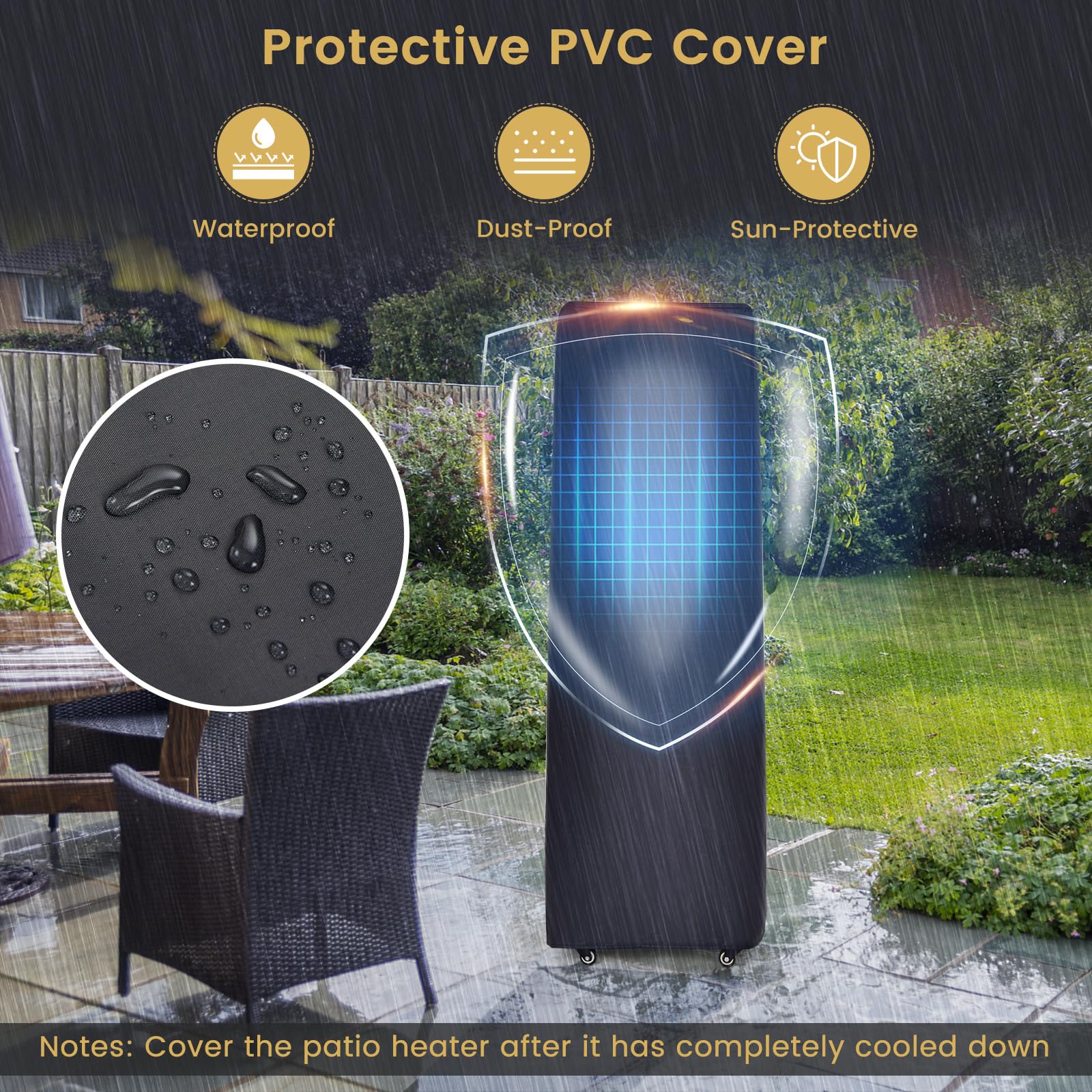 41,000 BTU Outdoor Heaters for Patio - Giantex