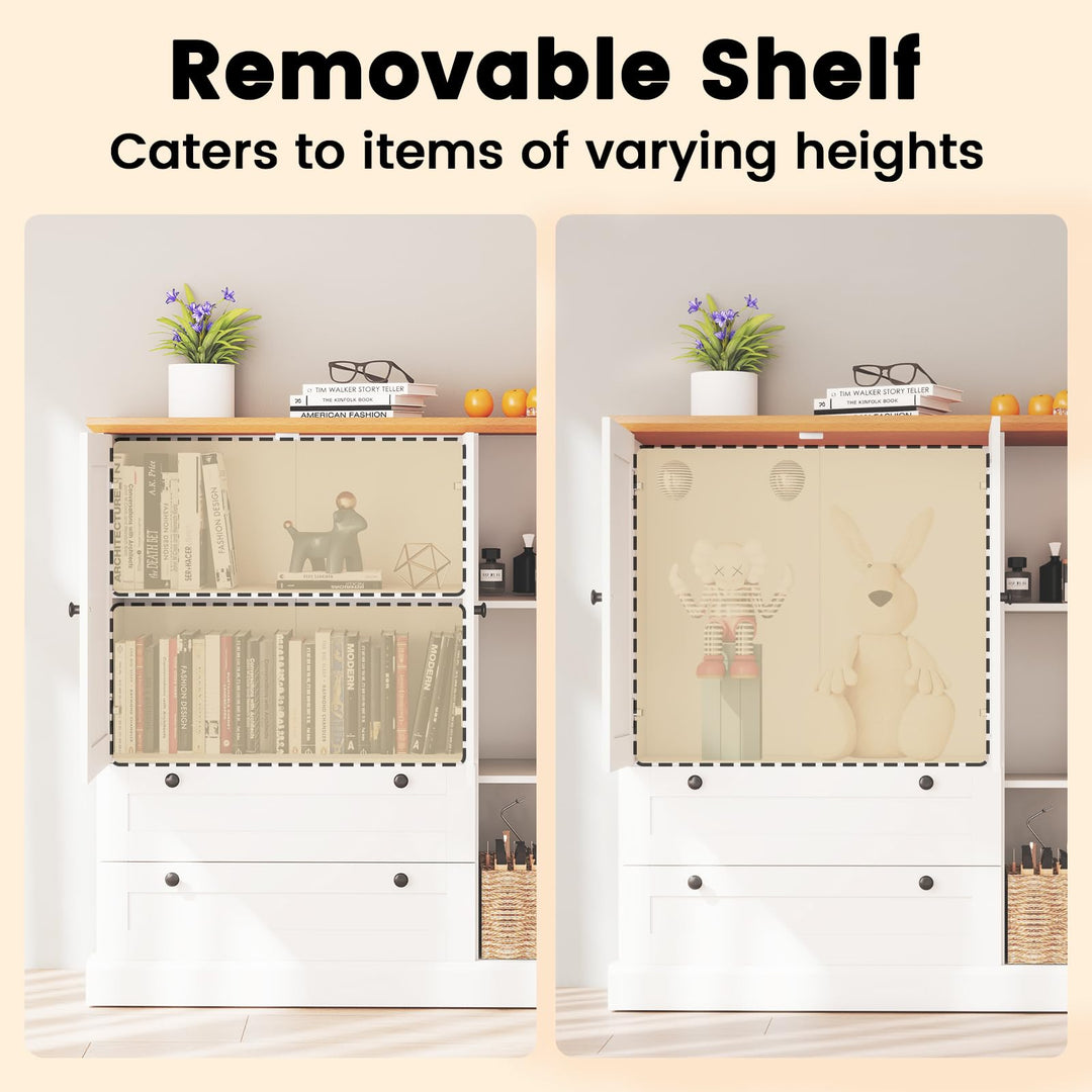 Giantex Buffet Cabinet with Storage for Coffee Bar Dining Living Room Entryway