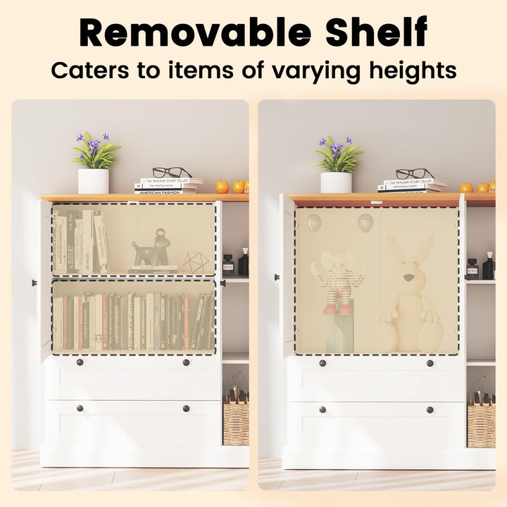 Giantex Buffet Cabinet with Storage for Coffee Bar Dining Living Room Entryway