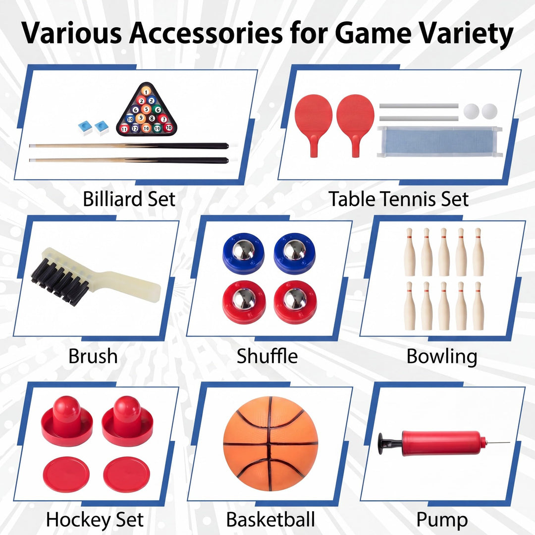 Giantex 6 in 1 Multi Game Table