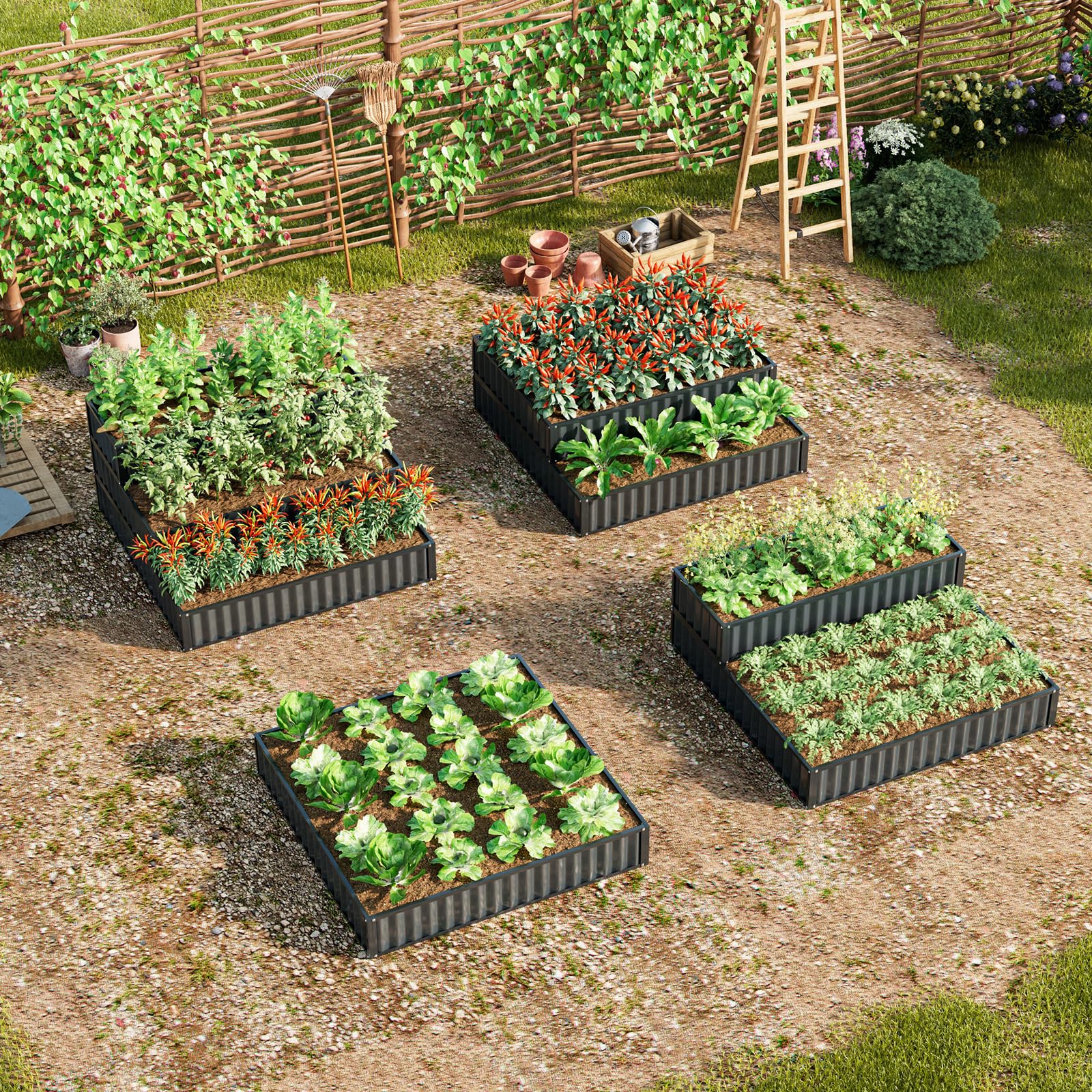 Giantex 3 Tier Raised Garden Bed
