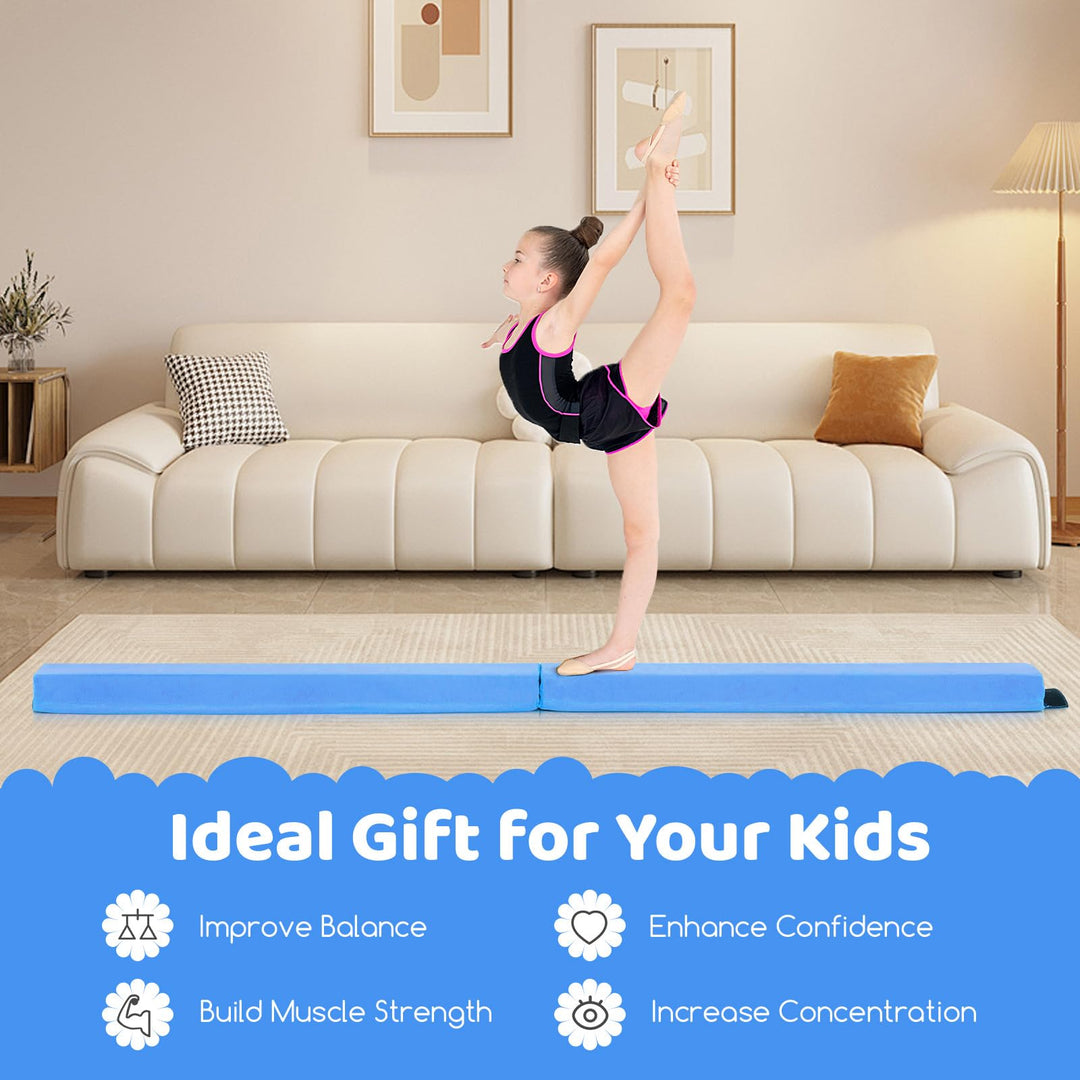 Giantex Folding Gymnastics Beam with Carry Handles