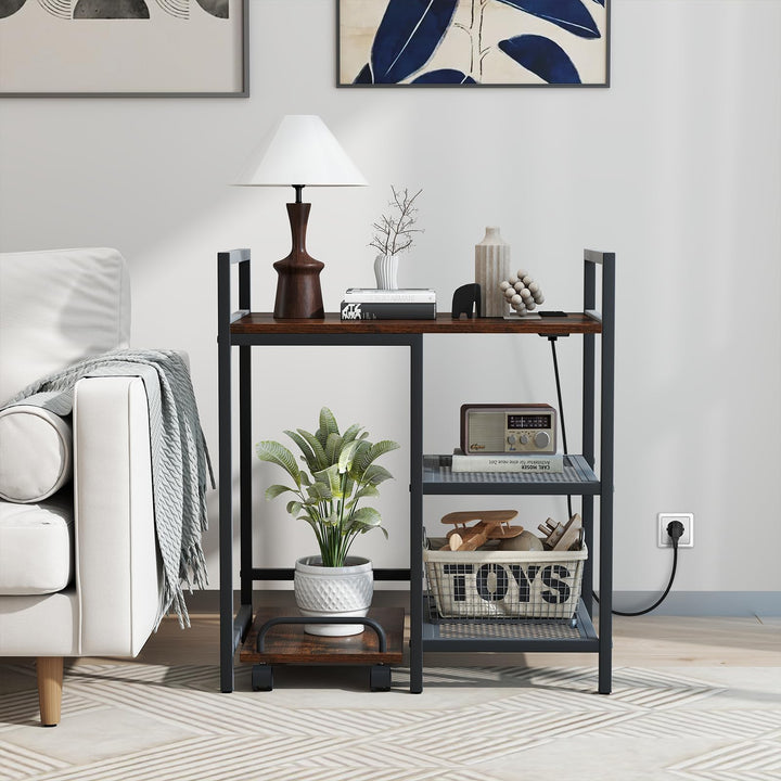 Giantex 3-Tier Printer Stand with Charging Station