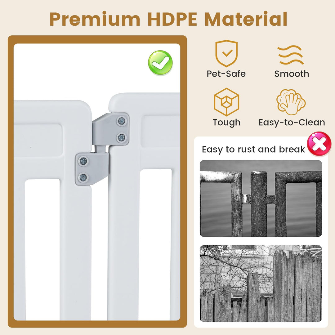 GIANTEX 32" Plastic Pet Fence