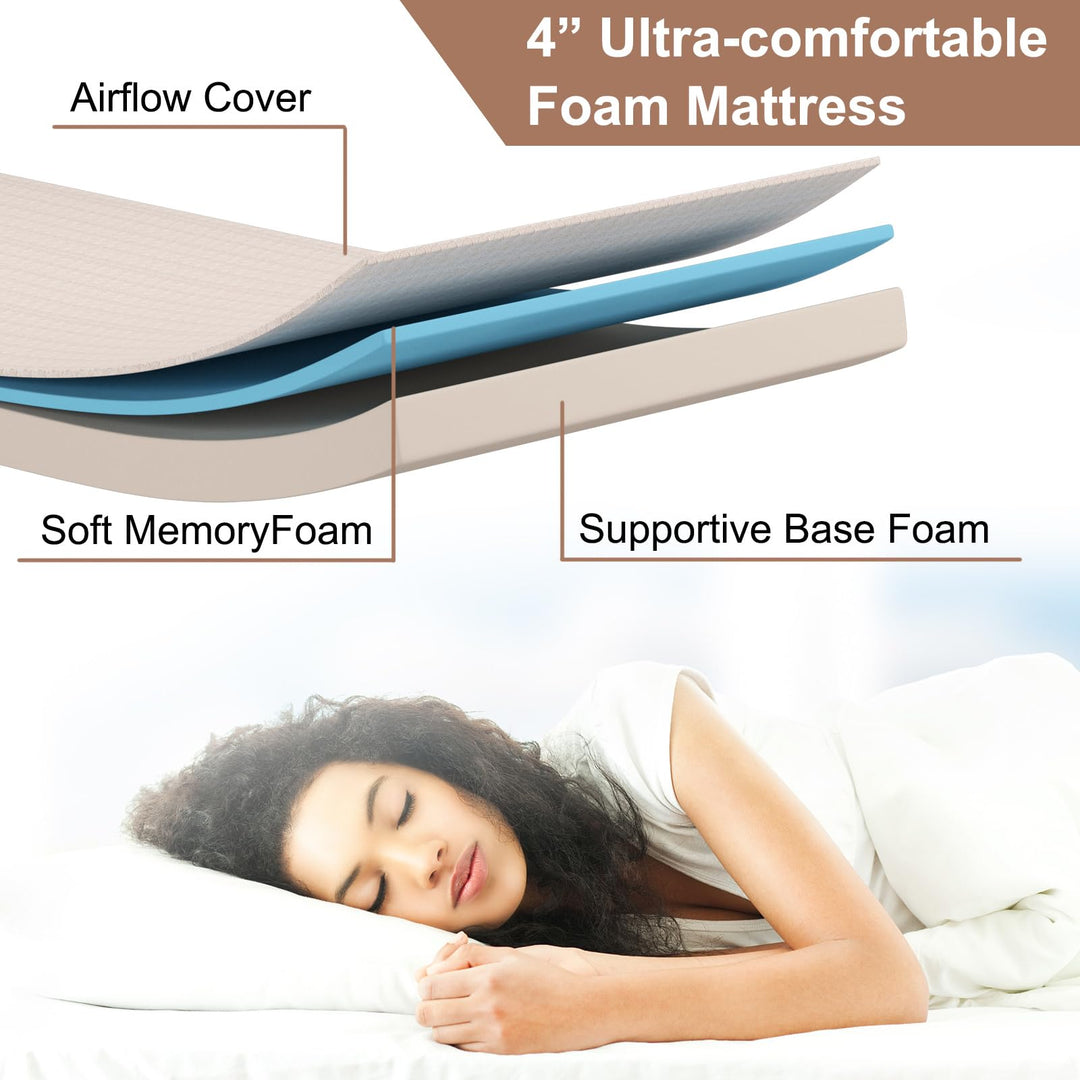 Giantex Folding Bed with Mattress