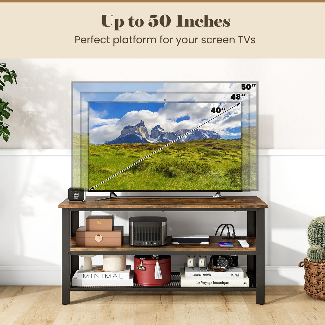 Giantex TV Stand for Bedroom, Entertainment Center for TVs up to 50”