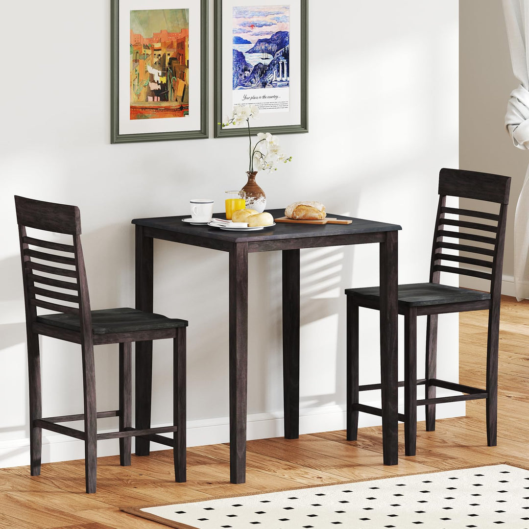 Giantex 3-Piece Dining Table Set for 2 for Small Place