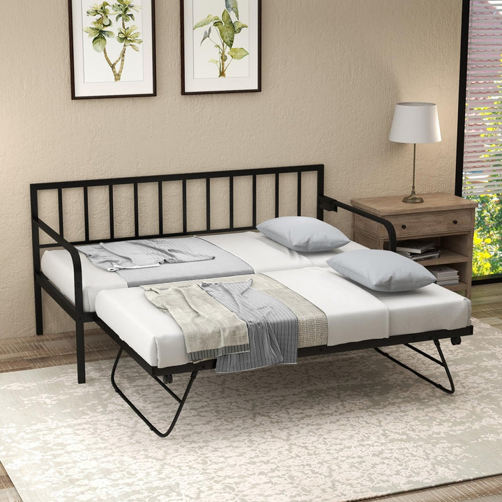 Giantex Twin Daybed with Charging Station & LED Lights