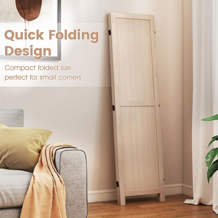 Giantex 3 Panel Folding Room Divider 67" Tall