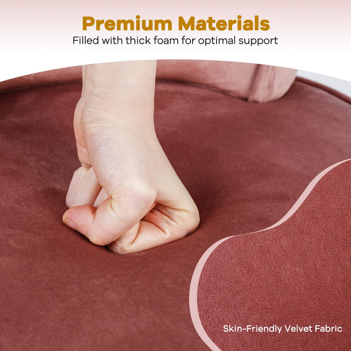 HARMAID Velvet Vanity Chair for Bedroom