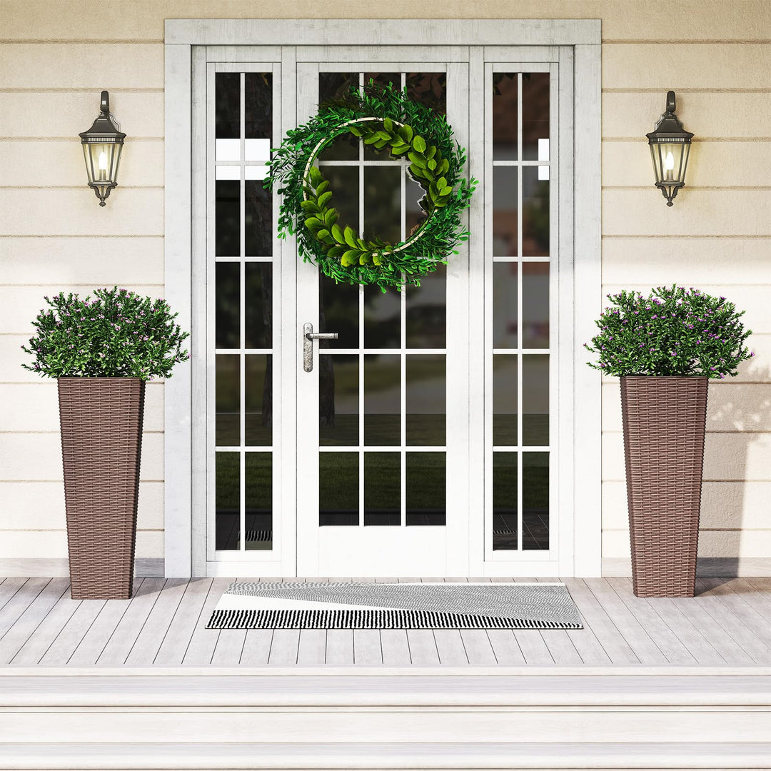 Giantex Set of 2 Planters for Outdoor Plants
