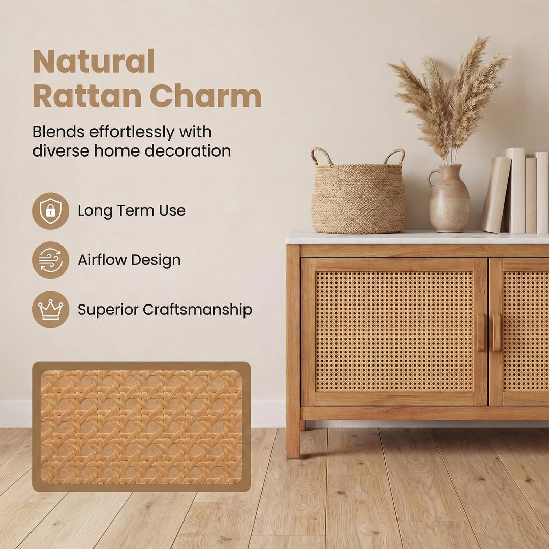 Giantex Acacia Wood Outdoor Cabinet