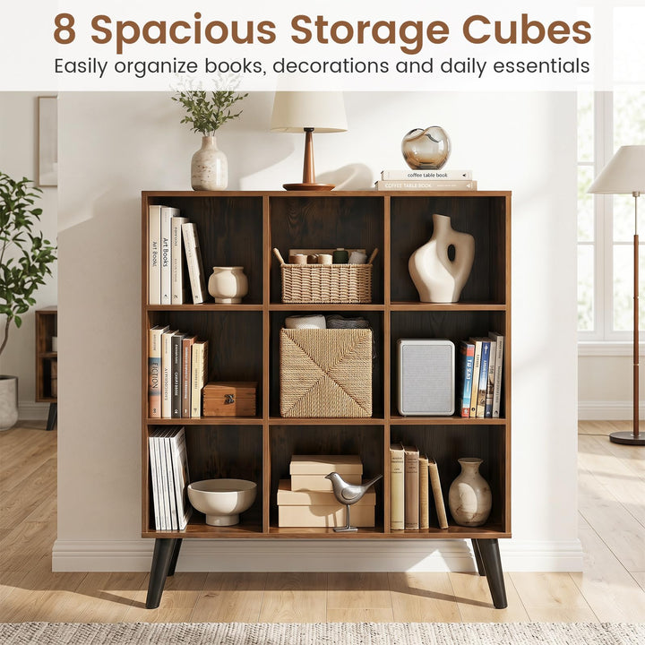 Giantex 8 Cube Bookshelf for Living Room &amp; Home Office