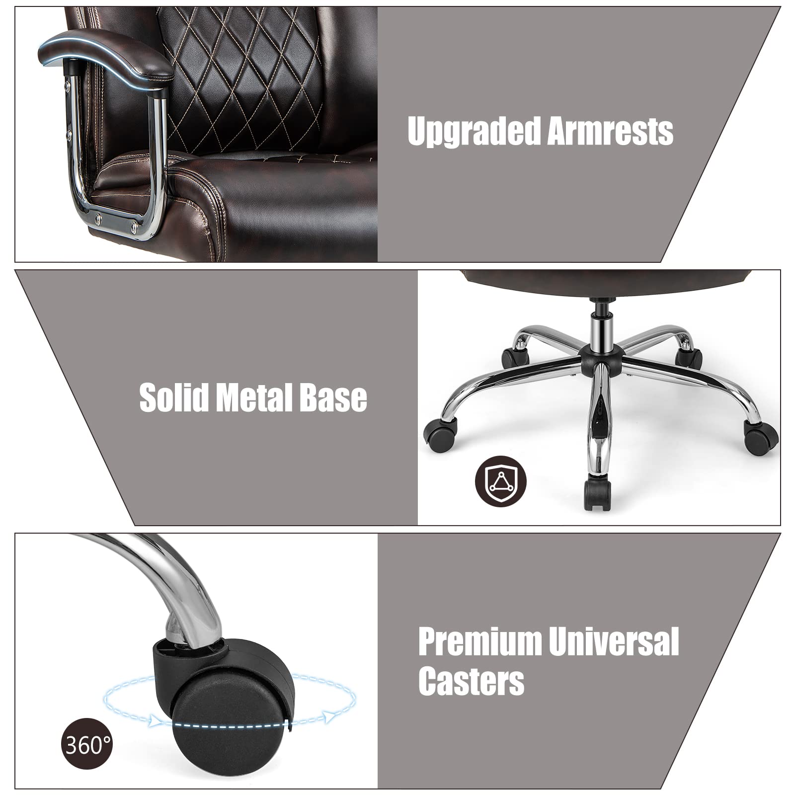 Giantex 500LBS Big and Tall Office Chair