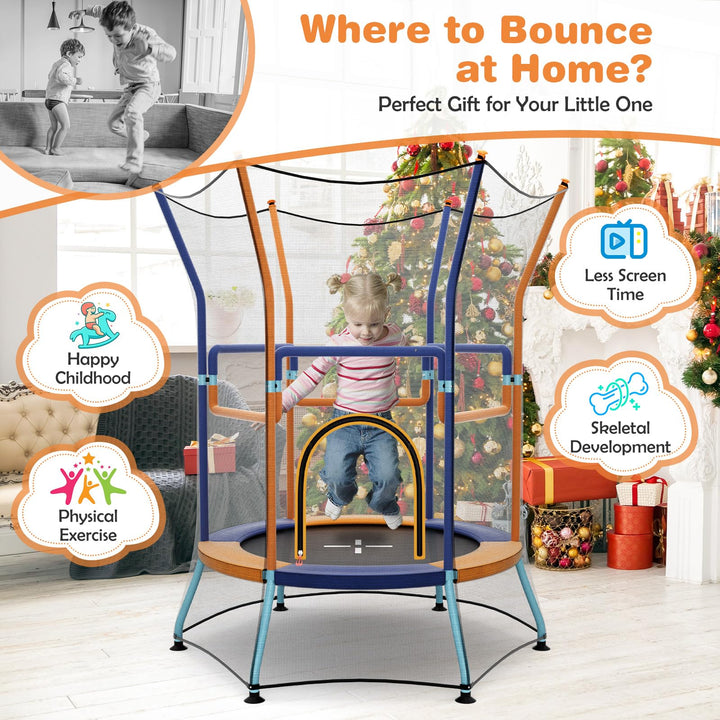 Giantex 48" Toddler Trampoline with Safety Enclosure Net