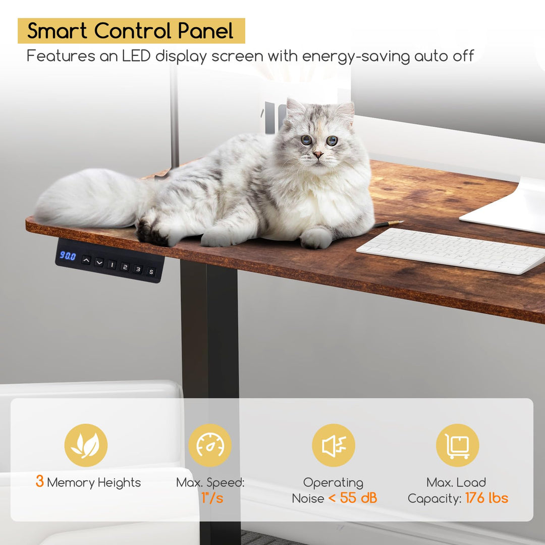 Giantex Electric Standing Desk, Height Adjustable Stand up Desk
