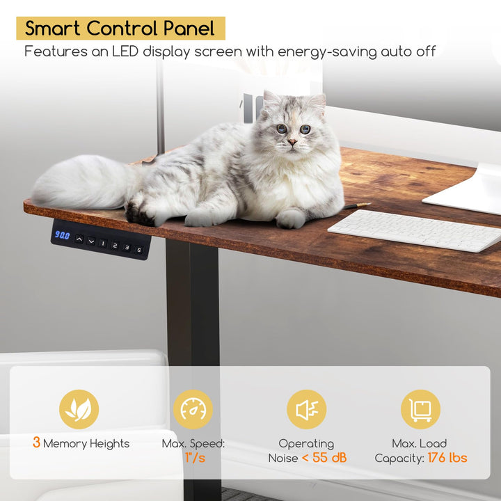 Giantex Electric Standing Desk, Height Adjustable Stand up Desk