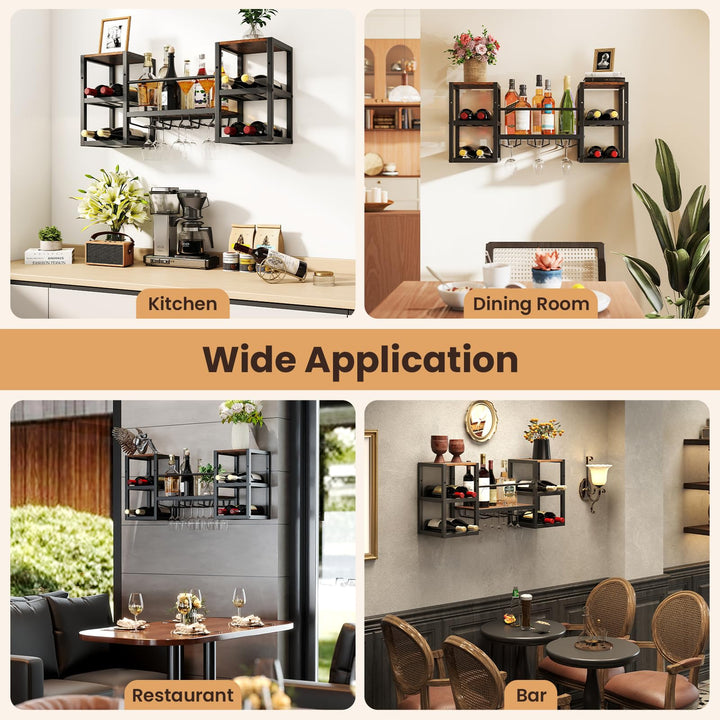Giantex Wine Rack Wall Mounted