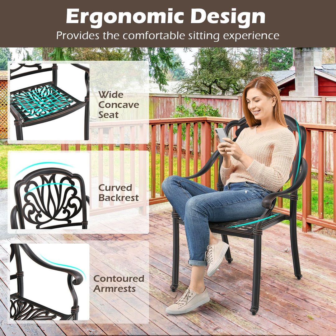 Giantex Patio Chairs Set of 2, Set of 4