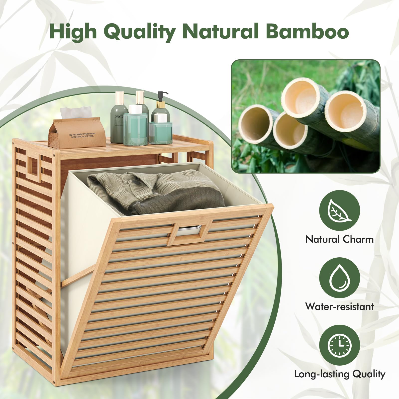Giantex Tilt Out Laundry Hamper