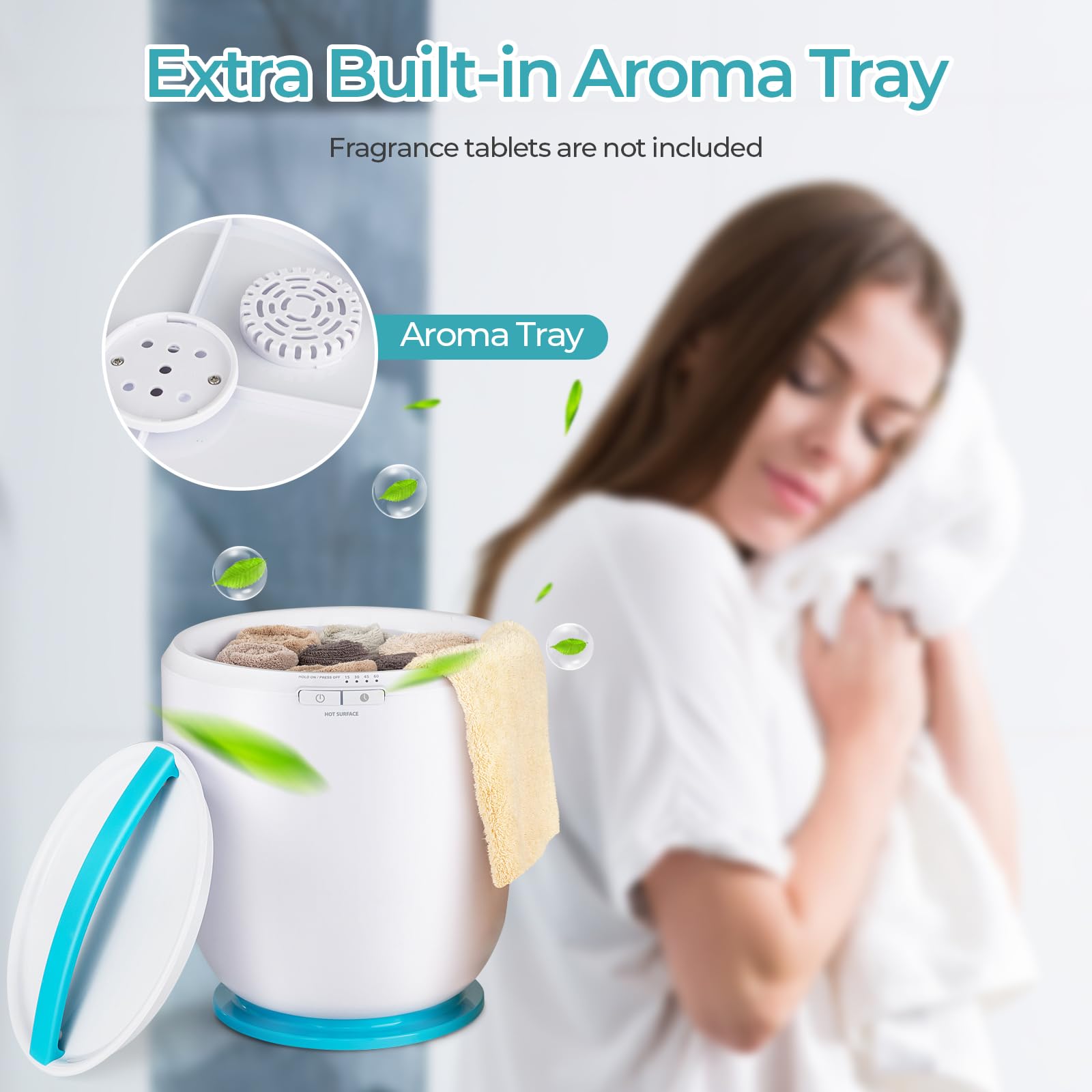 Giantex Towel Warmer Bucket - Hot Towel Warmer for Bathroom Spa