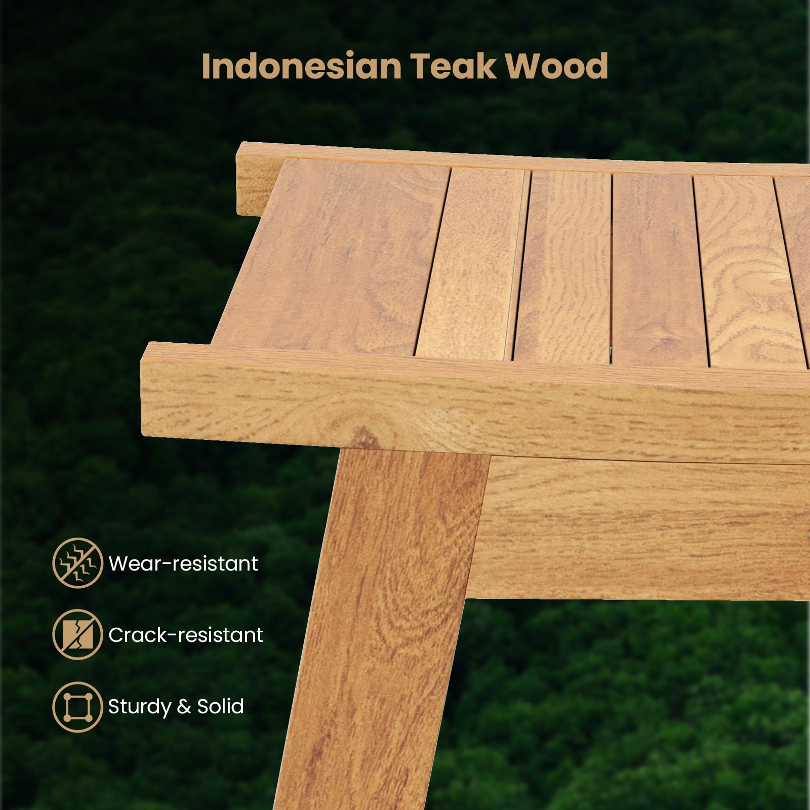Giantex Teak Shower Bench with Shelf