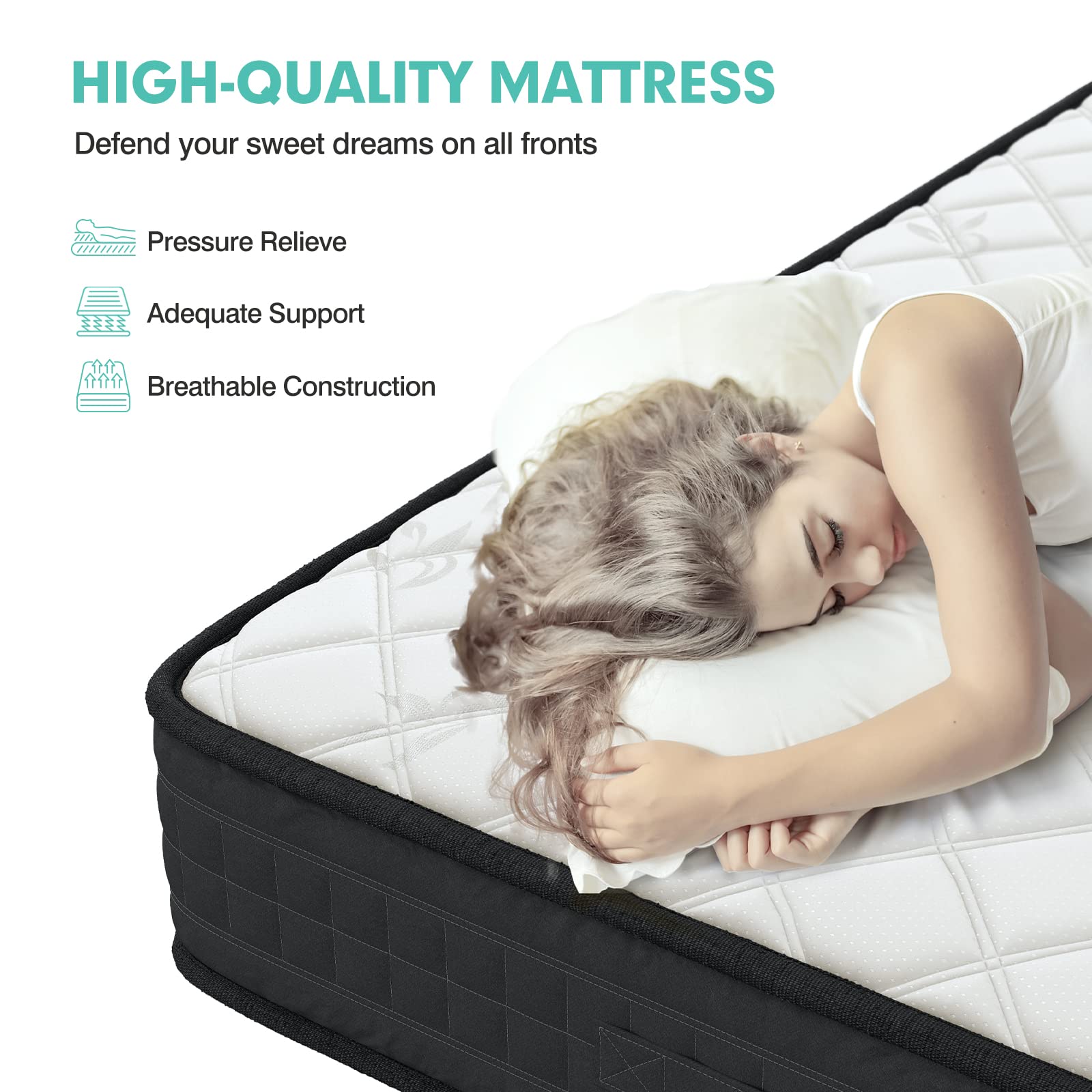Giantex 8 Inch Mattress, Memory Foam Bed Mattress