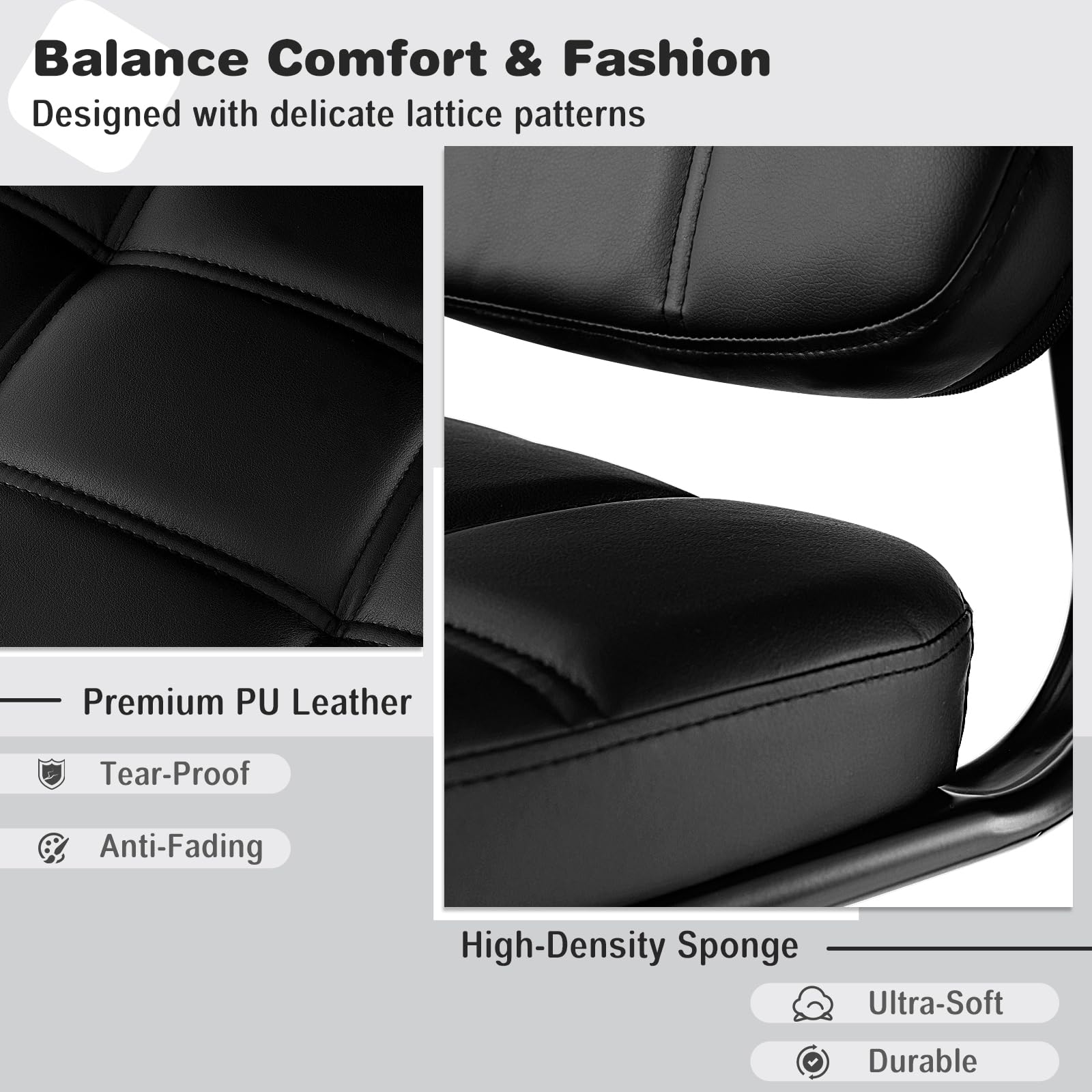 Giantex Waiting Room Chairs, Reception Guest Chair with Padded Armrests, Metal Frame & Sled Base