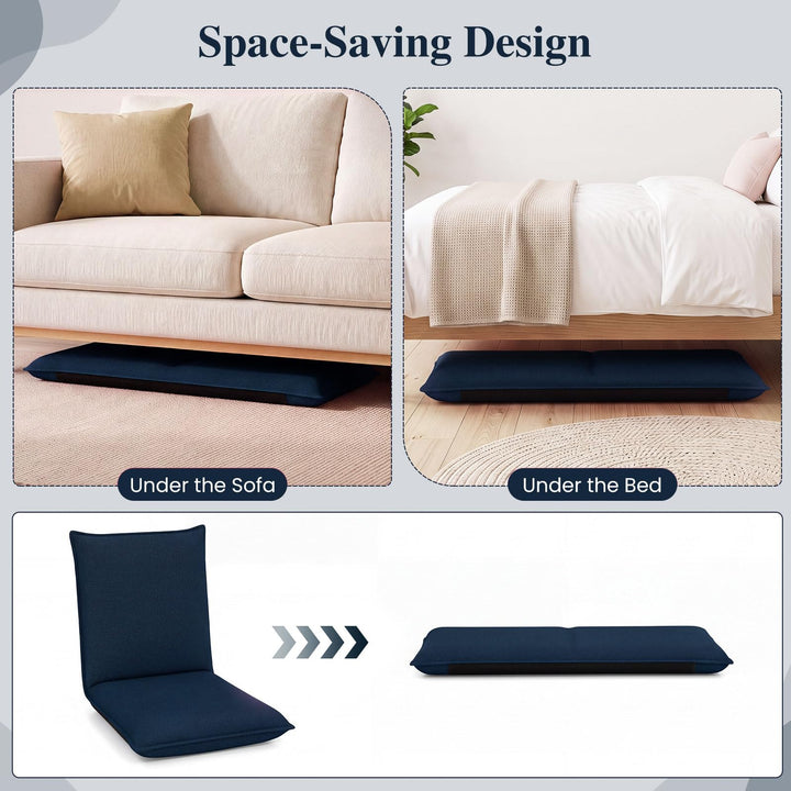 Giantex Adjustable 6 Positions Folding Lazy Man Sofa Chair Floor Chair (1/2)