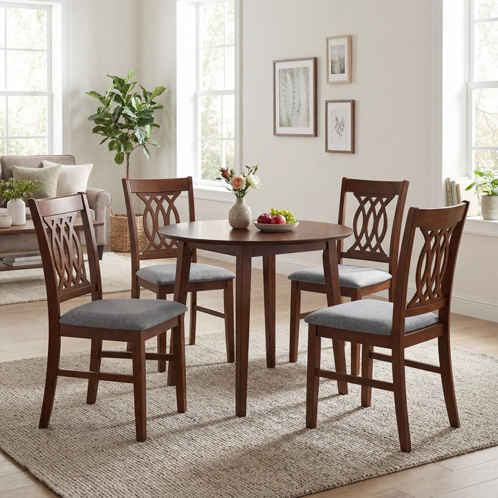 Giantex Upholstered Dining Chairs Set of 2/4 for Kitchen