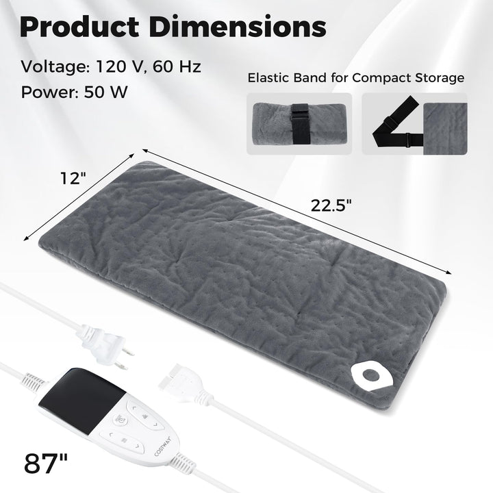 Giantex Weighted Heating Pad w/ 2 Massagers