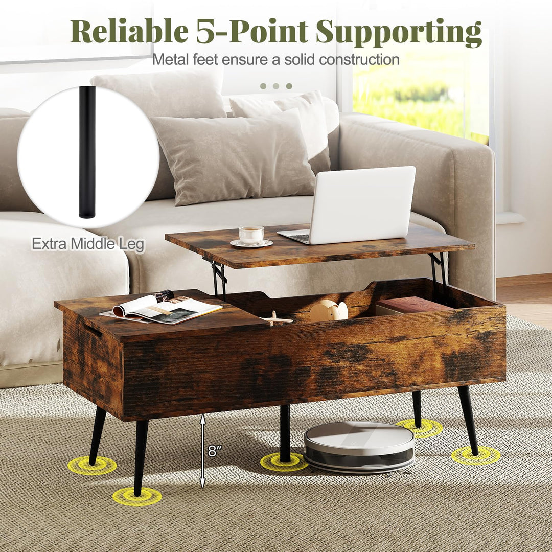 Giantex Lift Top Coffee Table for Living Room
