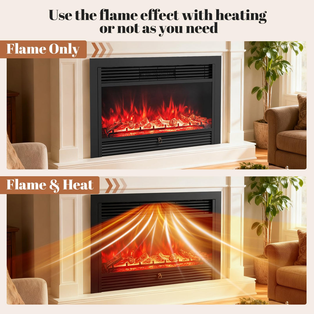 Giantex 33/36 Inch Electric Fireplace Insert