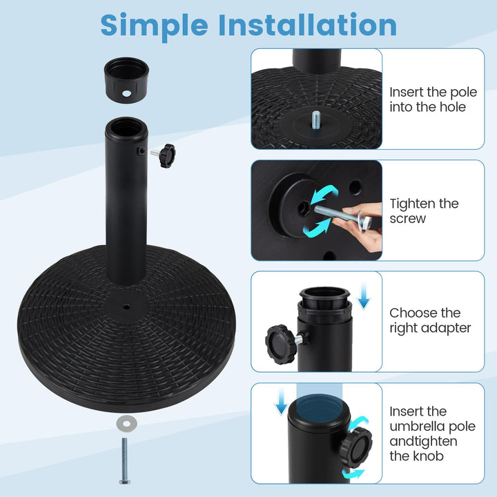Giantex 21 lbs Patio Umbrella Base Stand