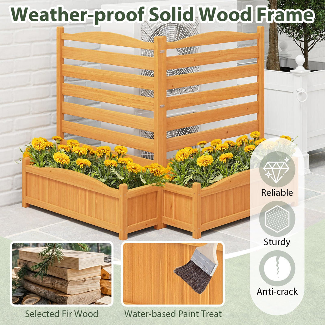 Giantex Air Conditioner Fence Outdoor