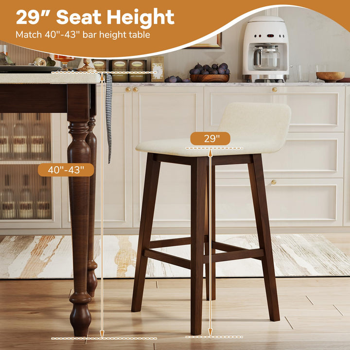 Giantex 29" Bar Stools Set of 2/4