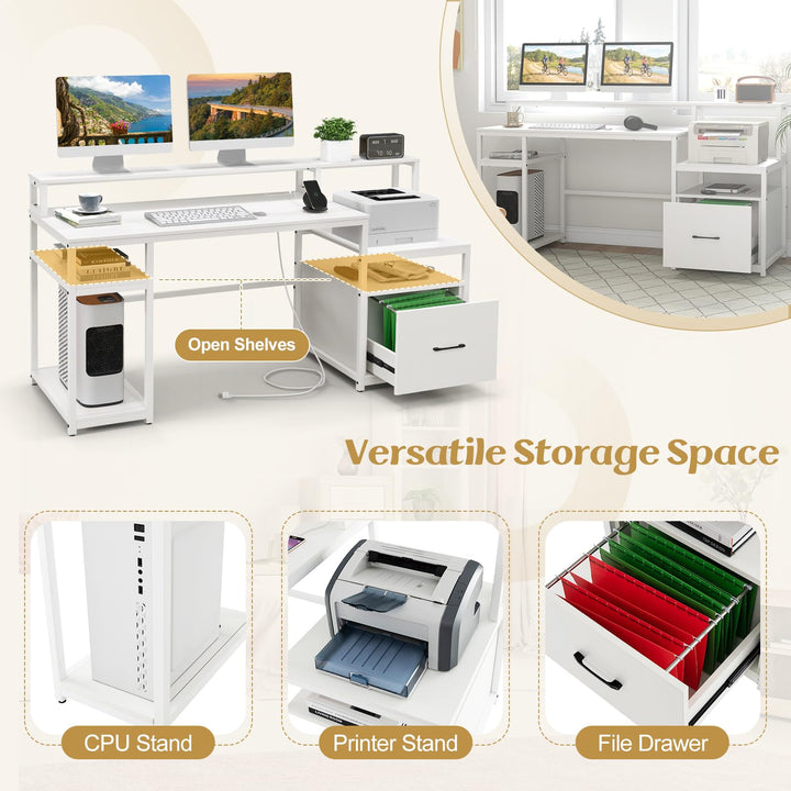 Giantex Computer Desk with Drawer