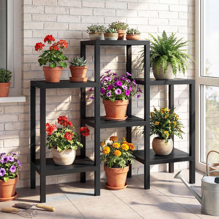 Giantex 6-Tier Plastic Modular Storage Shelves