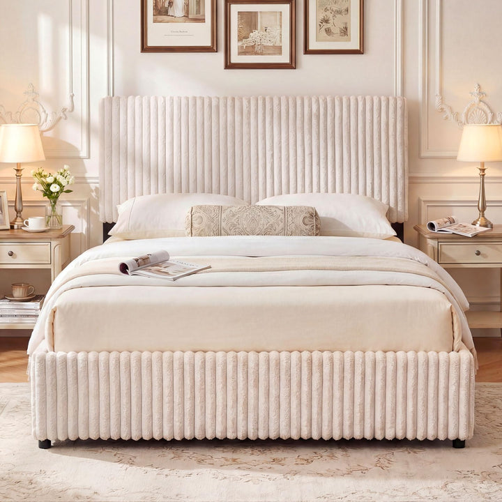 Giantex Queen Size Lift Up Storage Bed