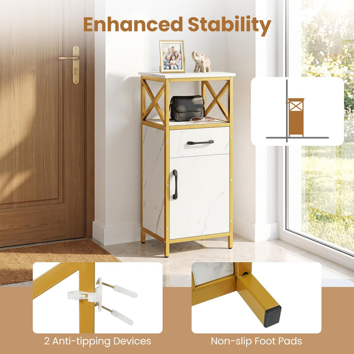 GIANTEX Bathroom Storage Cabinet with Drawer