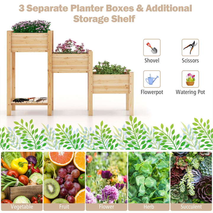 Giantex Raised Garden Bed Set of 3