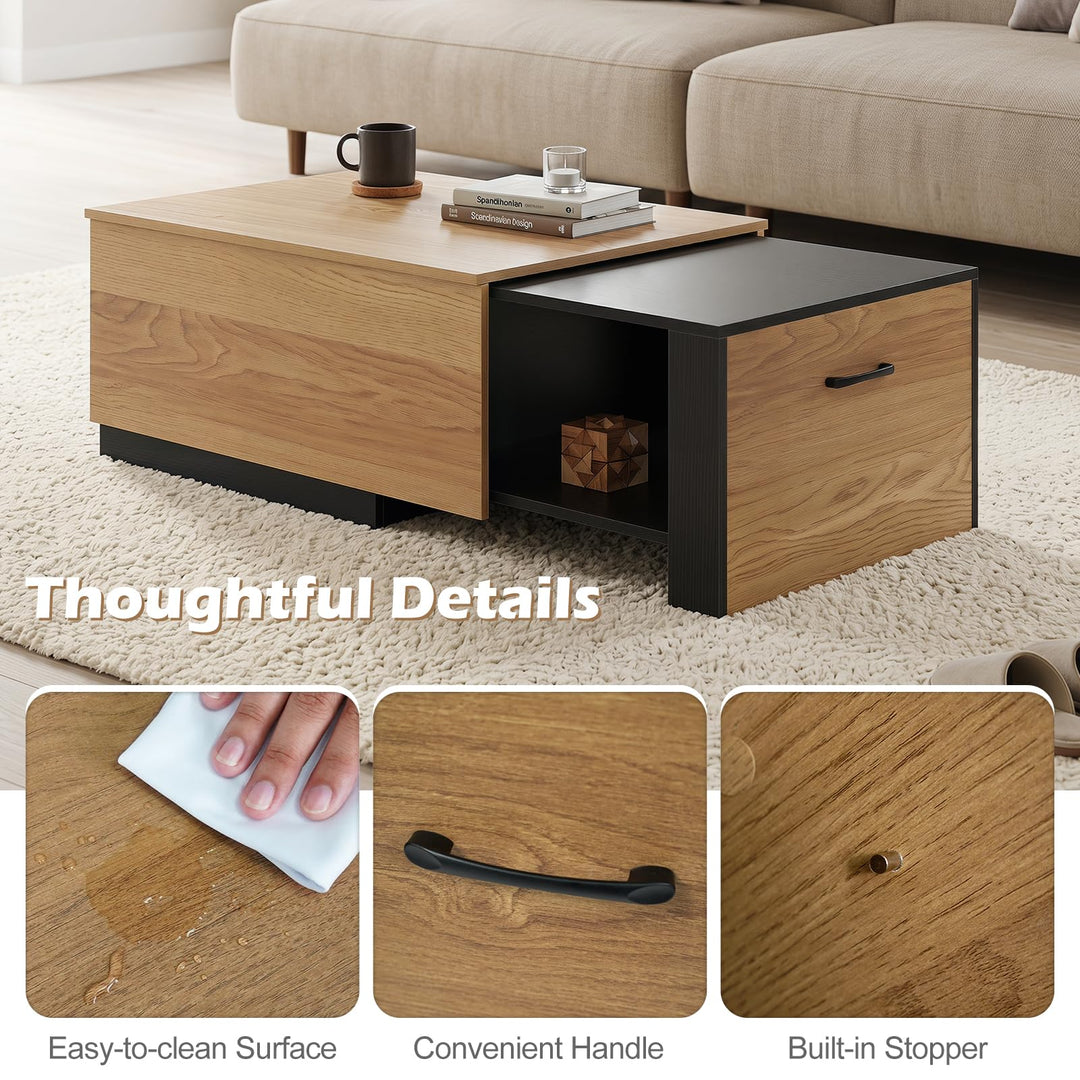 Giantex Extendable Coffee Table for Living Room
