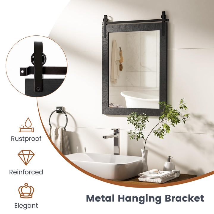 CHARMAID Farmhouse Wall Mirror
