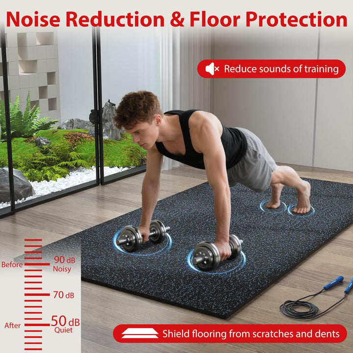 Giantex 0.55" Thick 24"x24" Puzzle Tiles for Home Workout Exercise