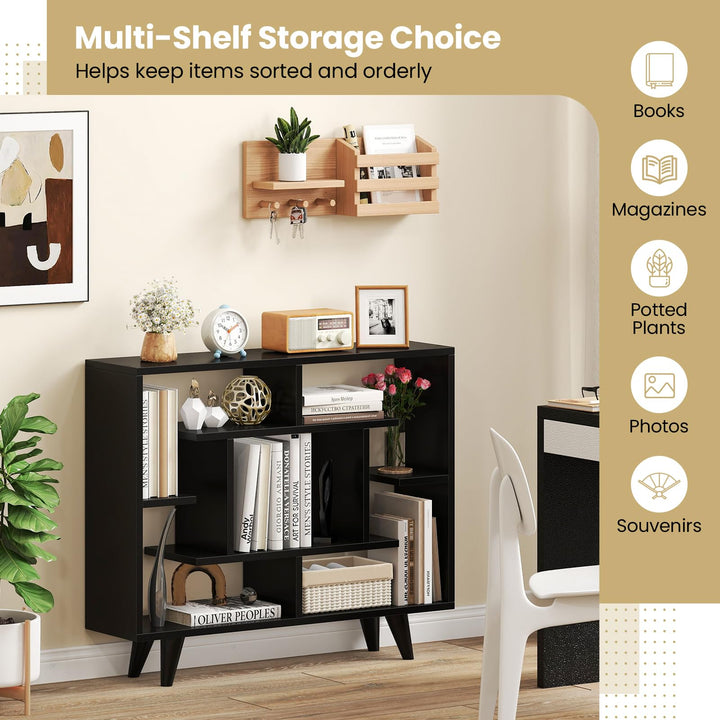 Giantex 3 Tier Geometric Bookshelf