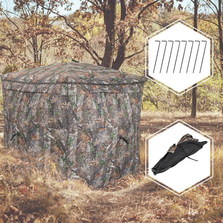 Giantex Ground Blinds for Deer Hunting - Portable Hunting Blind