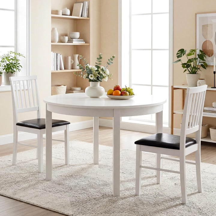 Giantex Modern Mid Century Dining Room Chairs with Hollowed Backrest