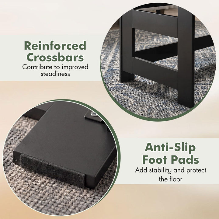 Giantex 31.5" Small Folding Coffee Table with Foldable Legs