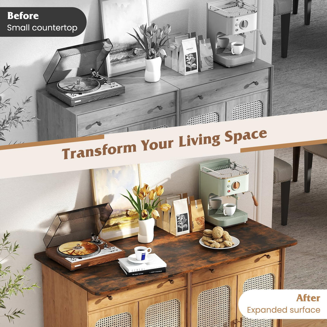 Giantex Universal Wood Table Top （48 x 24 inch）