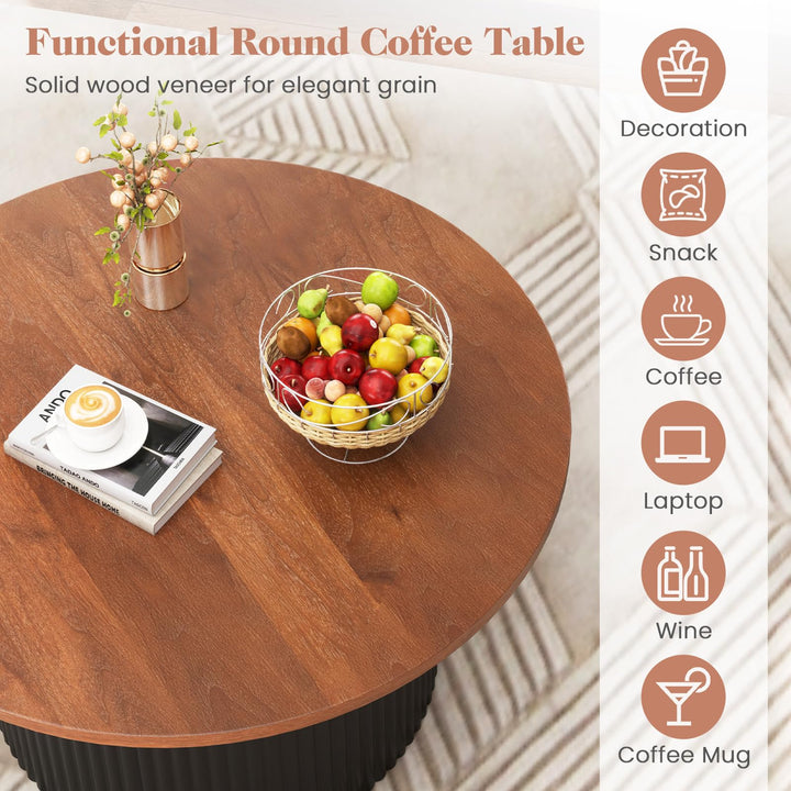 Giantex Round Coffee Table